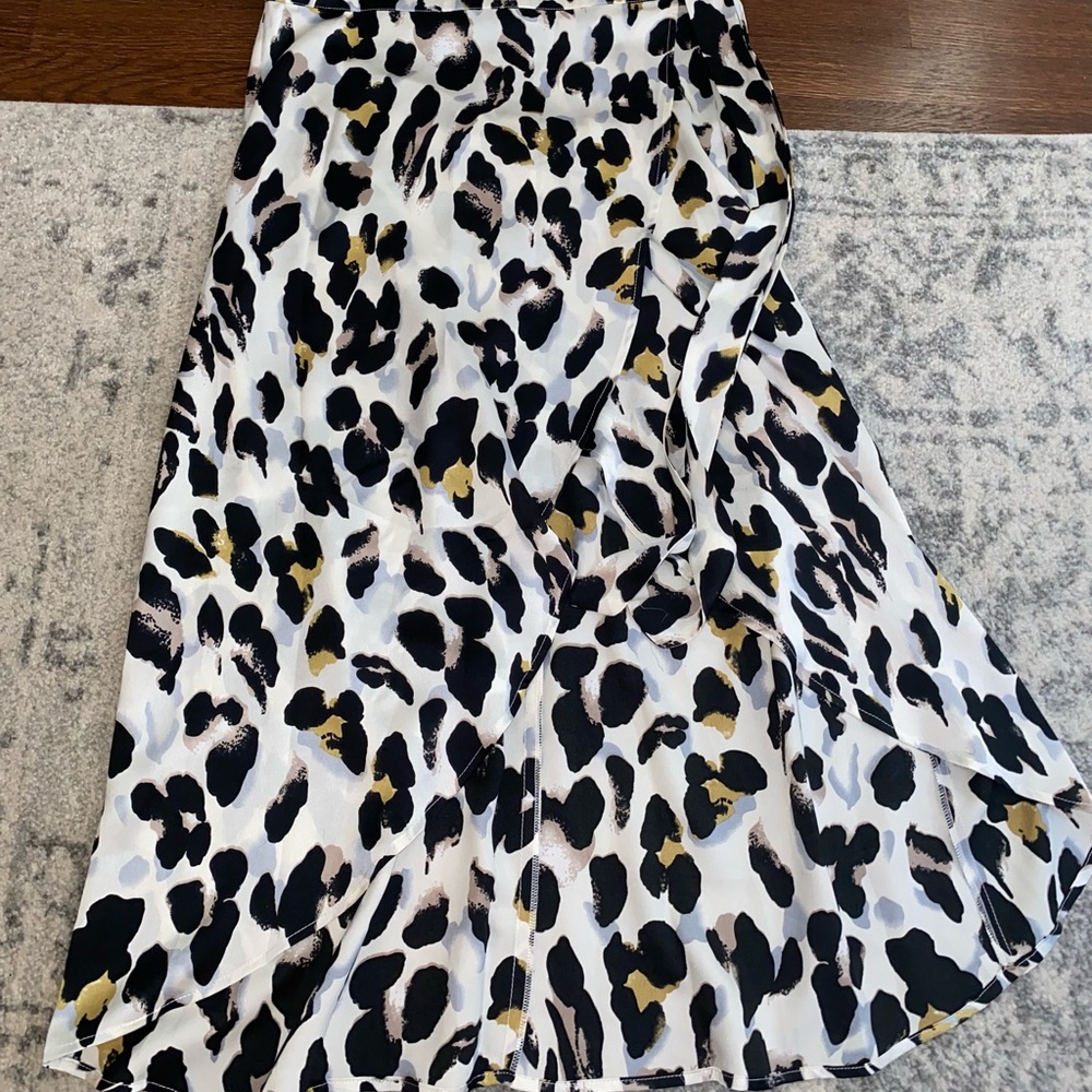 Boohoo Satin Skirt